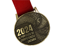 French side of the 2024 Skills Ontario Competition gold medal.